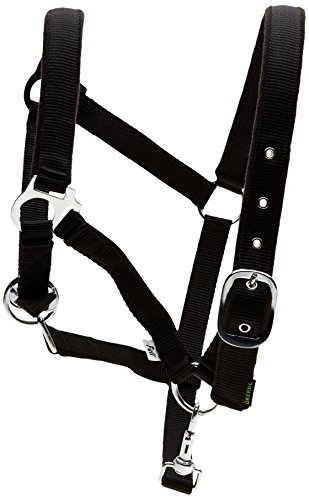 Kerbl Halfter Dexter mit Fleece unterlage schwarz 3, 325958