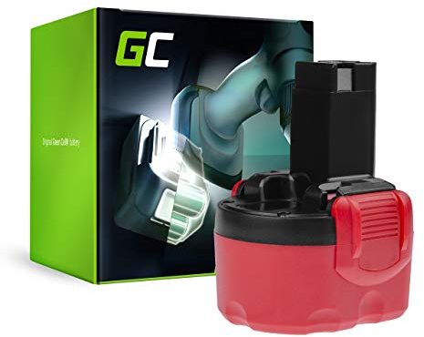 Green Cell Akku (2Ah 9.6V NI-MH) Ersatzakku für Bosch BAT048 BAT049 BAT100 BAT119 2607335272 2607335461 GDR GLI GSR PAG PLI PSR 9.6VE-2 9,6 VE-2 PSR960 23609-RT 32609-RT
