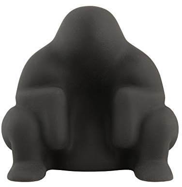 Alessi Dédé PS18 B - Design Türstopper aus Thermoplastischem Harz, Schwarz, One Size