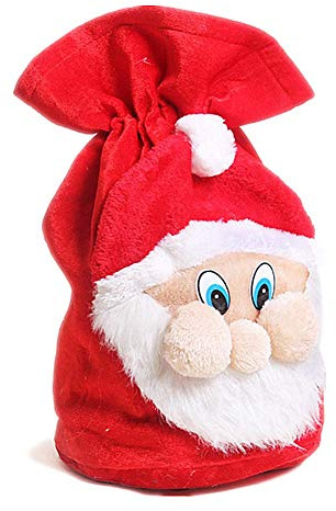 Molinter Weihnachtsmannsack Nikolaussack Geschenktüten übergroß Weihnachtstüten Weihnachten Süßigkeit-Beutel
