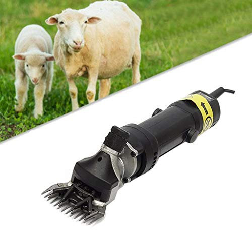 ZZQ-Le rasage Portable 350W Tondeuse Cisaille À Mouton Tondeuse Moutons Électrique Machine Cheveux De Cheveux Tondeuse Mouton Animal pour 6 Vitesse Réglable
