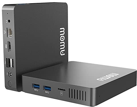 AWOW Mini PC Windows 10 Pro 6GB RAM 64GB SSD, Mini Desktop Computer Celeron N3350 CPU (Up to 2.4GHz), Micro Computer TX33 Micro PC Support M.2 SATA SSD/Dual Wi-Fi /BT4.2 /HDMI/VGA