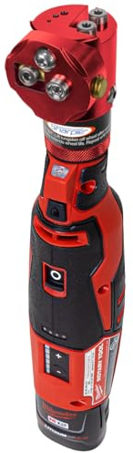 DXCL Hand-Held Cordless Tungsten Sharpener Grinder, Adjustable 15°- 45°, Diamond Ground Tapers (Auburn Red/Auburn Red)