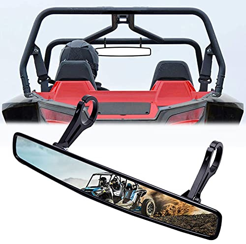 15'' UTV Grand Rétroviseur Central, 1.8 Clamps Remplacement, pour ATV UTV Viking, Polaris RZR, Mule, Pioneer 1000-5, Can-am Dirtbike, Talon 1000R 1000X