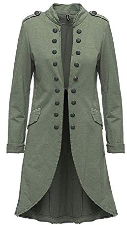 Fashion You Want Damen Blazer Damenjacke Admiral Jacke Military Army Style Lang S -XXL XXXL 4XL 5XL