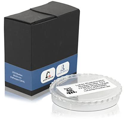 Adressaufkleber Kinder Waschbär, 250 Stück personalisiert, 60x30 mm | Klebeetiketten mit Name, Adresse & Waschbär-Grafik – für Bücher, Hefte & Briefe, für Schule & Kindergarten