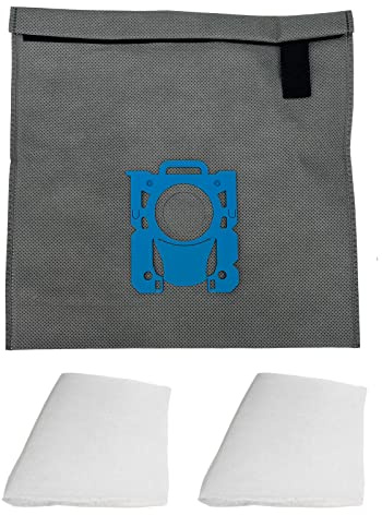 Wiederverwendbarer Dauer-Textil-Staubsaugerbeutel kompatibel für AEG, S-Bag, Philips FC 9050...9099 -Jewel, FC 9100...9149-Specialist, FC 9150...9199-Performer, FC 8021/03, EX 57m