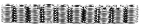 10PCS Gewindeeinsätze Gewinde Reparatur Einsatz Weiblich M8 X 1,25 Männlich M10 X 1,25 Helicoil Typ Schraube Reparatur Hülse Mutter Reparatur Einsatz Kit