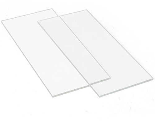 Dachplatten aus Polycarbonat Klare Acryl-Kunststoffplatte, 2 mm starke, transparente Polycarbonatplatte, UV-Ersatzplatte für Gewächshausschuppen, stoßfeste, regensichere Dachabdeckung, Bilderrahmen z