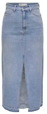 JDY Jdy Bella HW Long Skirt Dnm Noos Falda Vaquera Mujer