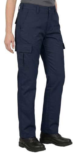 Lee Cooper Damen Arbeitshose Cargo Workwear Beruf(Marineblau, 36 EU / 30L) | Strapazierfähiges Mischgewebe, Mehrere Cargo-Taschen, Klassische Passform,Bau, Handwerk,Pflegeleicht,Arbeitskleidung