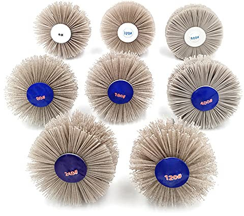 SZTVECFW Schleifset 60 80 120 180 240 320 400 600 Metall+Nylon Ideal for Entfernen von Rost