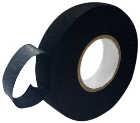 Stoff-Isolierband – Kabelbaumband – Selbstklebendes Isolierband, Hochtemperaturbeständige Kabelbaumumwicklung | 49,21 Fuß Langer Gewebeband-Drahtwickelschutz