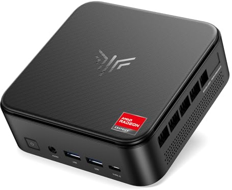 NiPoGi E3B Mini PC W-11 PRO AMD Ryzen Embedded V2748 (8C/16T,MAX 4,3 GHz,Besser als 5825U/7730U) 16GB DDR4 512GB M.2 2280 SSD, Dreifach-Display 4K UHD/WiFi 6/BT 5.2/RJ45 Mini Computer Büro Multimedia