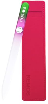 REMOS Nagelfeile Hartglas beidseitige Schleiffläche grün-violett