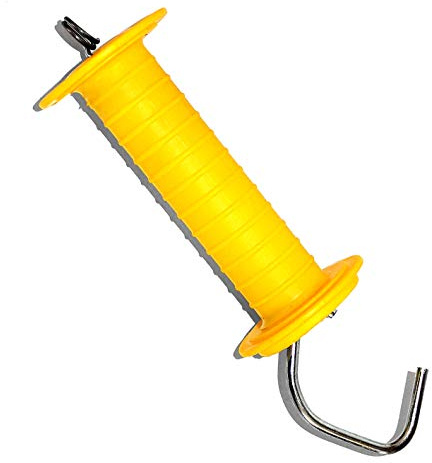 4 x YELLOW Gate Handles for electric fencing LACME