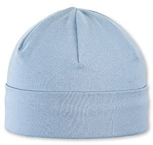Sterntaler Baby Jungen Beanie Baby Organic Cotton Beanie - Beanie Baby, Kinderbeanie, Babymütze - aus Baumwolle mit Bindeband - bleu