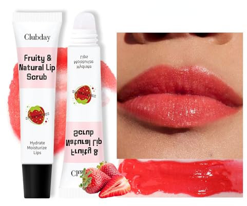 Brillants à lèvres INTEROOKIE – Gommage fruité pour les lèvres pour une exfoliation, un soin hydratant et un rouge à lèvres qui estompe les rides des lèvres (6)