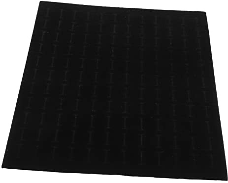 OFFSCH Vassoio Per Anelli e Espositore Porta Gioielli in Materiale Spugnoso, Inserto Per Cassetto 120 Slot, Porta Anelli e Orecchini, Per Collezionisti e Uso Domestico o Boutique