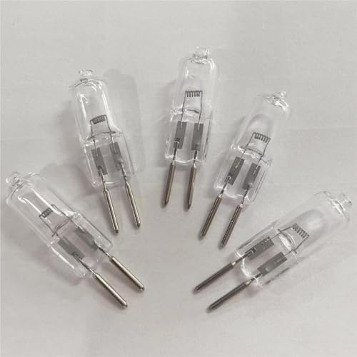 WYLIELAMSH Halogenstrahler 5 Stück Mechanische Glühbirne GU5.3 Double pin base Lampe Halogenlicht Warmer G5.3,24V 35W