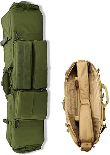 ANSNOW Gewehrtasche Waffentasche Luftgewehrkoffer Sport-Schrotflintenkoffer Jagdwaffenkoffer Waffentasche Airsoft/Grün