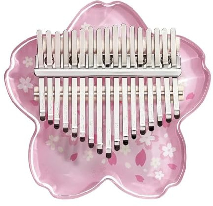 Chromatisches Daumenklavier mit 17 Tasten Kalimba professionelles Musik-Tastaturinstrument