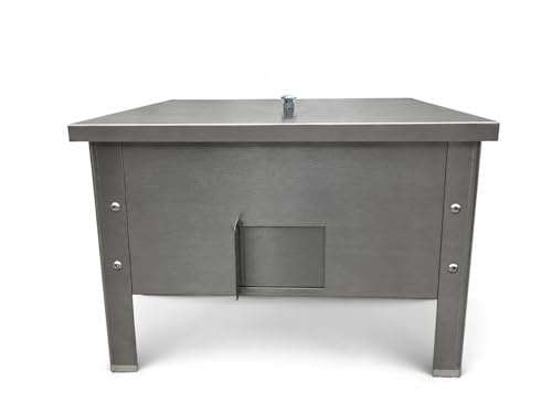 BOXOB ARDE BBQ a Carbonella Messina da Tavolo con Coperchio – Barbecue Portatile da Picnic e Campeggio – Compatto Alto 25 cm – Ideale per Esterno, Giardino e Viaggi