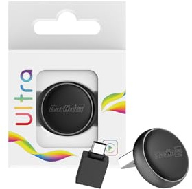 Carlinkit Mini Ultra3 Adaptador Inalámbrico CarPlay&Android Auto, Convierte el Sistema Original de Cableado a Inalámbrico, Conexión Rápida USB-A/USB-C, Plug & Play, Actualización OTA