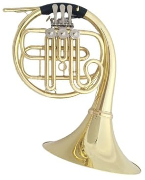 Waldhorn Anfängerinstrument B Dur Drei Schlüssel Waldhorn Einreihiges Instrument Geteilt Gold Professioneller Anfänger