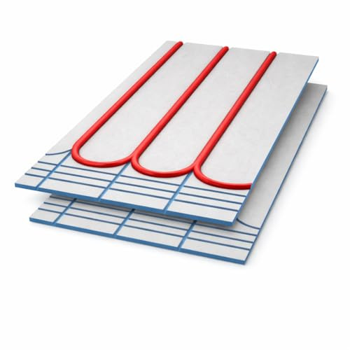 Underfloor Heating Insulation Boards XPS Foam Cement Coat 1200x600x20 for 16mm Pipe 150mm Spacing Floor Underlay (6)