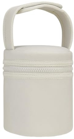 Borsa termica per il latte, con fodera in neoprene, contenitore termico | per biberon da viaggio, organizer per la pappa per le mamme, custodia portatile per l'allattamento, Beige, Refer to descripti