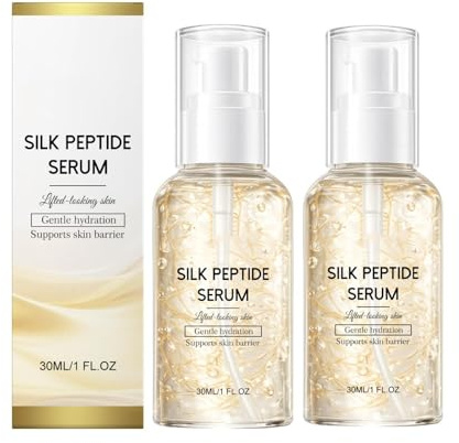 Sérum Lifting de péptido de seda, ampollas de 30 ml, suero de colágeno profundo, sérum hidratante facial, hidratante, reafirma y alisa la piel, para todos los tipos de piel, 2 unidades