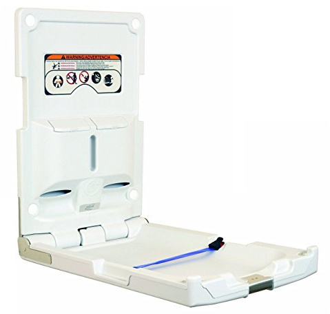 easyHYGIENE Vertical Narrow Baby Changing Table Changer Wall Mounted