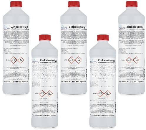 Zinkelektrolyt 5 000 ml, självförzinkning, korrosionsskydd, zink