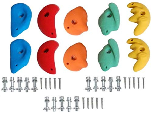 Klettersteine Set 10St. L Kletterwand Kletterturm Spielturm Spielplatz