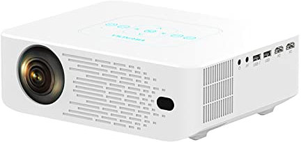 CYLZRCl Proiettore Full HD 1080P, Proiettore Bluetooth Wi-Fi, Videoproiettore Android, Proiettore LED Beamer TV di Decodifica 4K per Home Cinema Mobile (Color : Wireless)