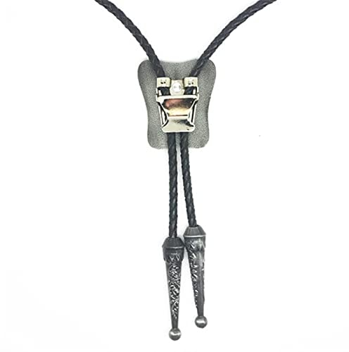 Herren-Bolo-Krawatte – Amerikanisches Banner, Anhänger, Krawatte Für Männer Und Frauen, Western-Cowboy-Design, Schmuck, Anzug, Hemd, Accessoires, Smoking, All-Match-Halskette, Antikes Silber, Ei