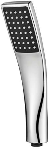 DURO Handbrause Rio Ebro, Verchromter Duschkopf für die Heimische Dusche, zum Wohlfühlen, Integriertes Anti-Kalk-System, Wassersparender Brausekopf, Hochdruck, 1 Strahlart