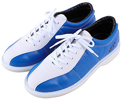 ZUNKY Unisex Bowling -Schuhe Weit Sitzende Rasenschalen -Trainer Leichte Schalen -Turnschuhe,Blau,41 EU
