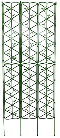Outdoor Spalier Kletterzaun, 90 120 150 cm Faltbares Gartenspalier, Freistehende Rankhilfe Für Kletterpflanzen, Blumen, Gemüse, Tomaten, Weinreben, Topfpflanzen(Size:120x45cm(47.2x17.7in))