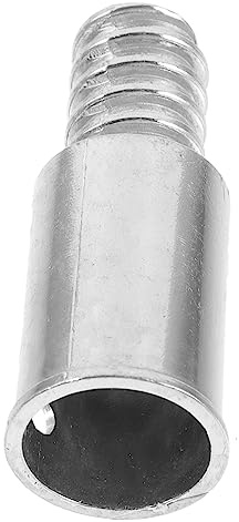 OSALADI Adaptador de mango de escoba con extremo roscado, adaptador de varilla de extensión de repuesto para barra telescópica con rosca, adaptador de barra para fregona para hogar y comercio, 6,50 x