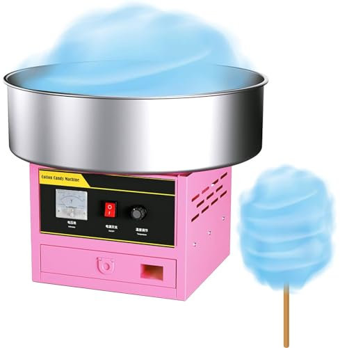 GEJLELDS Machine à Barbe à Papa Commerciale 1200W, Fabricant de Barbe à Papa Professionnel, Fabricant de Barbe à Papa électrique pour fête d'anniversaire,B