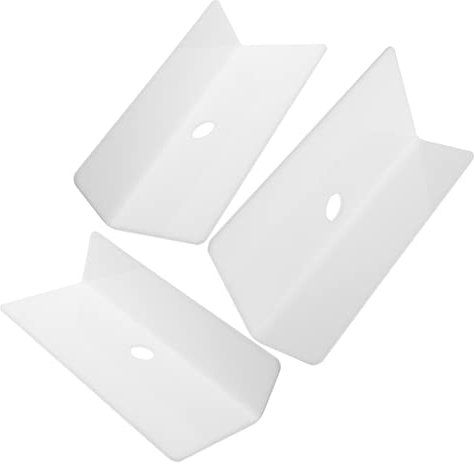 Zerodeko 3stücke Teiliges Wandregal Aus Transparentem Acryl Schweberegal Für Kosmetische Aufbewahrung Platzsparend Und Einfach Zu Montieren Modernes Design Für Wohnzimmer Büro Und