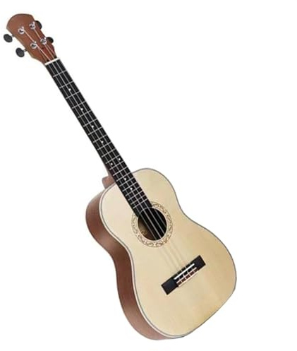 Professionelle Ukulelen 30-Zoll-Bariton-Ukulele Mit Fichtendecke, Korpus Aus Sapeli-Holz, 4-saitiges Ukulele-Gitarreninstrument