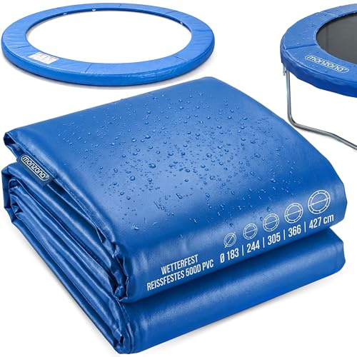 Monzana® Trampolin Randabdeckung Ø 183 244 305 366 427cm 30cm breit 100% UV-beständig reißfest wetterbeständig universell Federabdeckung Randschutz