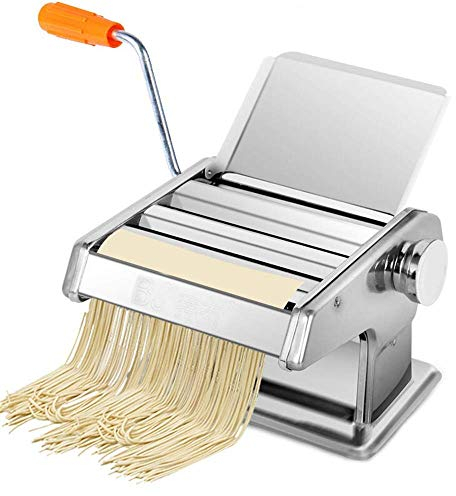 Machine À Nouilles, Machine À Pâtes Machine À Rouleaux De Pâtes En Acier Inoxydable Machine À Nouilles Manuelle Coupe-Pâtes Avec Faire Des Boulettes Fraîches Machines À Pâtes Manuelles Domest