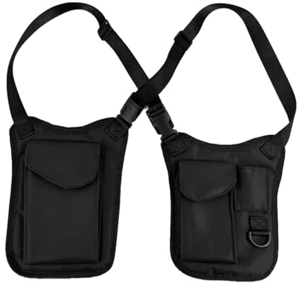 Leichte Unterarmtasche | Unterarm-Reisetasche | Unterarm-Holstertasche, Mehrzweck-Anti-Diebstahl, versteckter Unterarmgurt, Geldbörse, Tasche, Holster für Damen und Herren, Schwarz, siehe Beschreibung