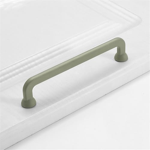2 Piezas Tiradores de Habitación infantil Asa Bonito decorativas,Mango de Armario Manijas Cocinas colores,Perillas de Cajones Aleación de zinc,Pomos Puerta,Gabinete,Cocina (Paso agujero 128mm,verde)