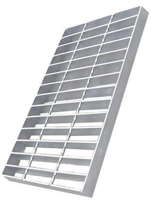 ZSXZCBDQ Caniveau Exterieur en Acier Galvanisé, Grille Caniveau, Grille Métallique pour Puisard, Grille D'égout de Classe B, Couvercle de Drain Durable pour Drainage(50x20x3cm)