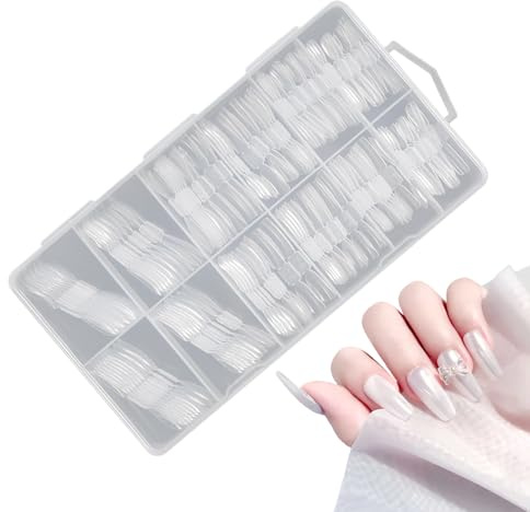 Moules À Ongles Gel - Gabarits Numérotés Réglables, Accessoires Créatifs Pour Onglerie Moderne | Pointe Courbée, Application Simple, Support Durable, Résultat Lisse Idéal Styliste Beauté Professionnel